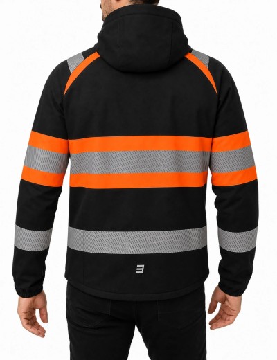Reflexní softshell Bosafety Topek C1