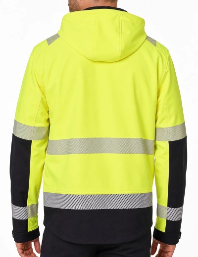 Reflexní Softshellová bunda Bosafety Valencia C2