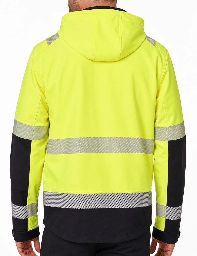 Reflexní Softshellová bunda Bosafety Valencia C2
