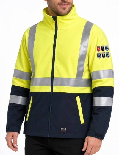 Pracovní Bunda SIR Microlines Softshell antistatická